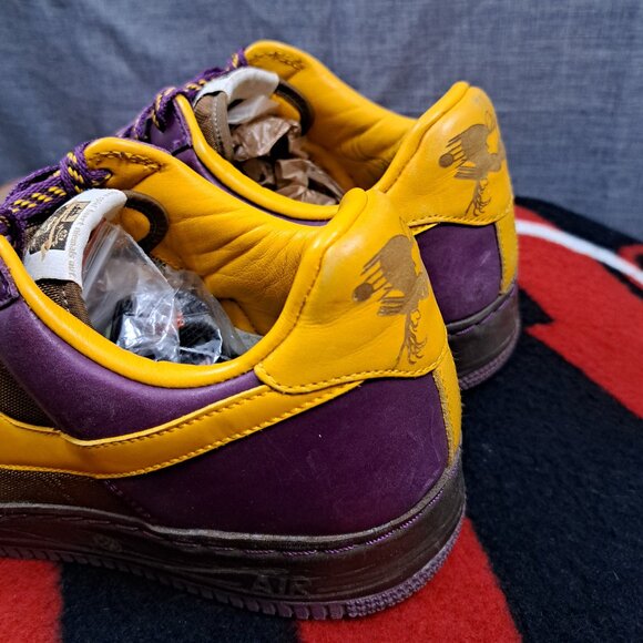 %Size 12 Men Nike Air Force 1 Low Insideout Bison Pro Gold-Vintage A 14 main image 9